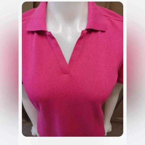 Tommy  Bahama Pink Golf Polo Short Sleeve Shirt Size Medium - Picture 3 of 8